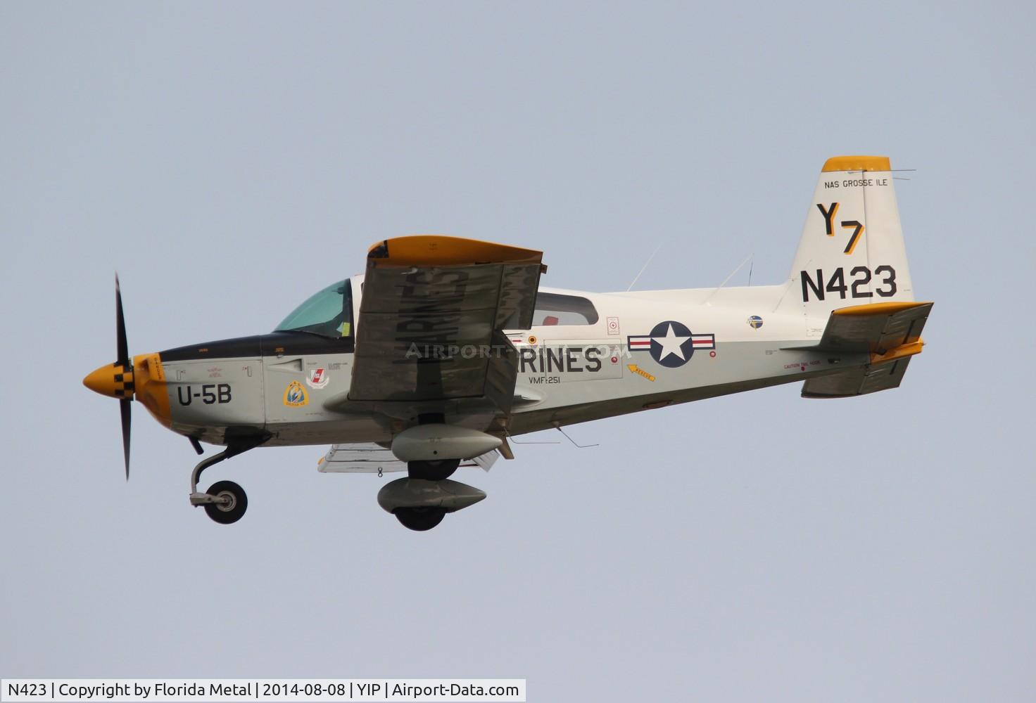 N423, 1978 Gulfstream American Corp AA-5B C/N AA5B0986, Grumman AA-5B