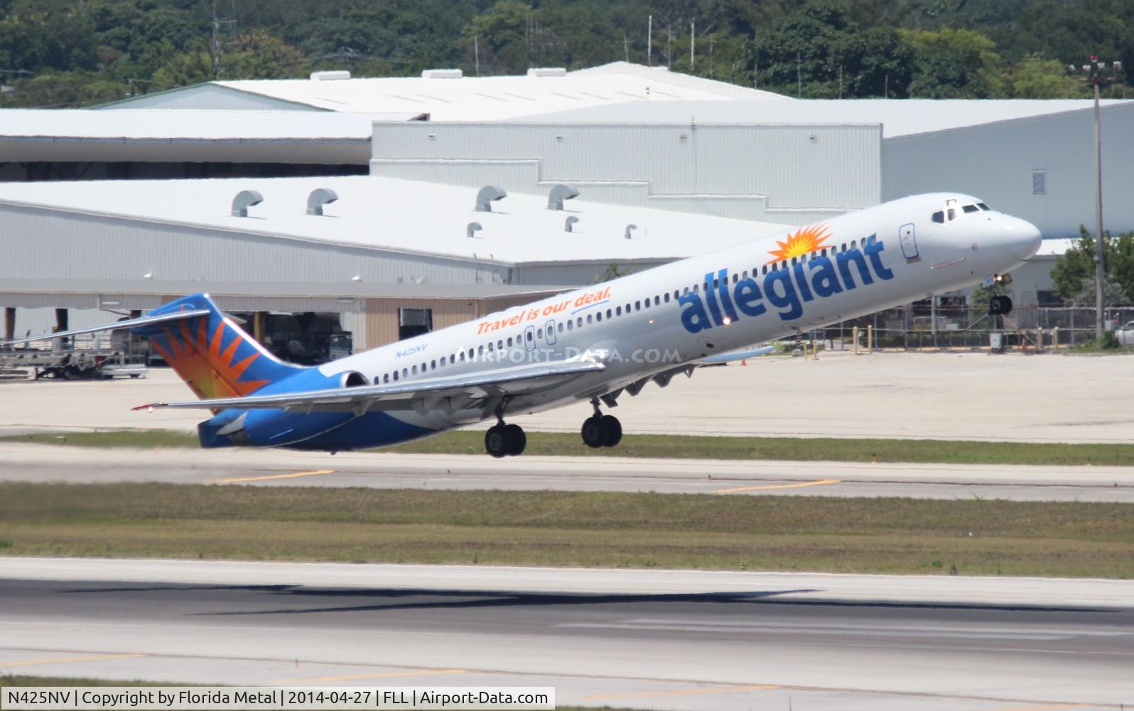 N425NV, 1986 McDonnell Douglas MD-82 (DC-9-82) C/N 49438, Allegiant