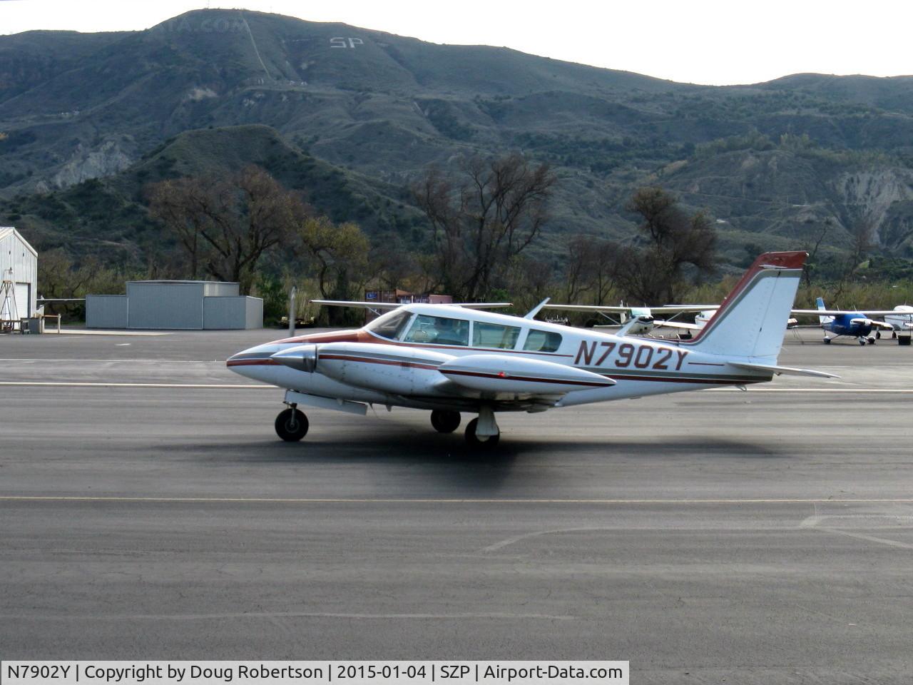 N7902Y, 1966 Piper PA-30 Twin Comanche Twin Comanche C/N 30-990, 1966 Piper PA-30 TWIN COMANCHE, two Lycoming IO-320s 160 Hp each, tip tanks, taxi
