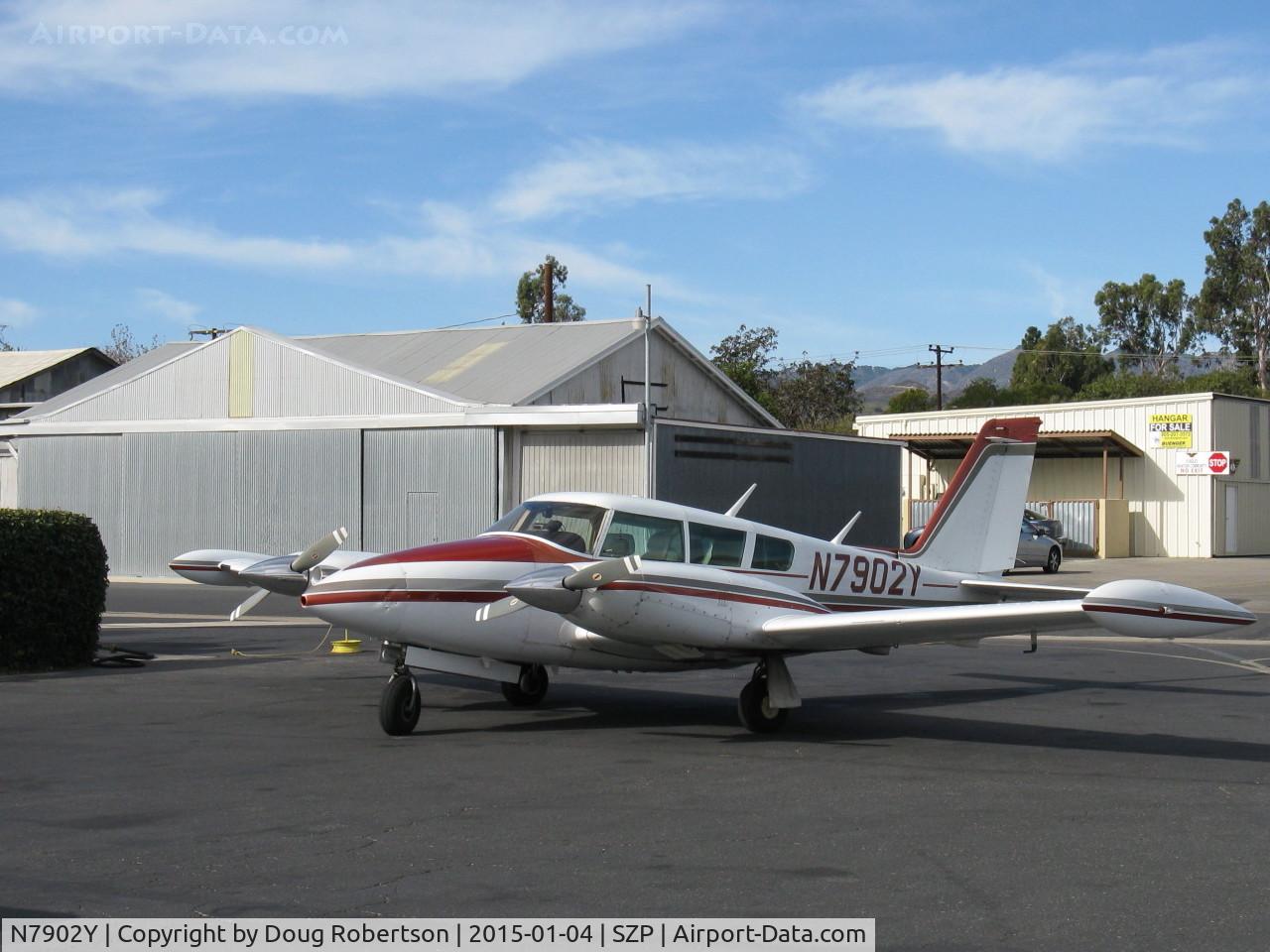 N7902Y, 1966 Piper PA-30 Twin Comanche Twin Comanche C/N 30-990, 1966 Piper PA-30 TWIN COMANCHE, two Lycoming IO-320s 160 Hp each, tip tanks, at fuel dock