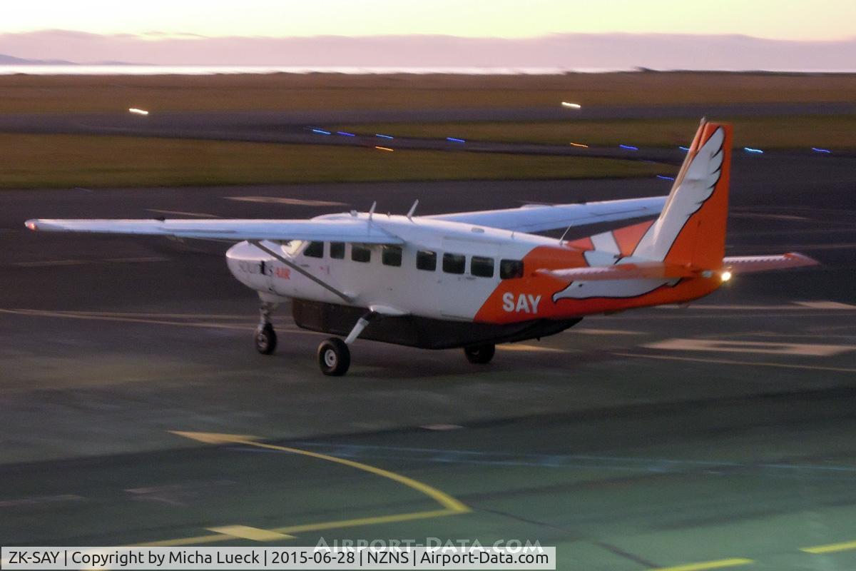 ZK-SAY, 2000 Cessna 208B Grand Caravan C/N 208B-0861, At Nelson