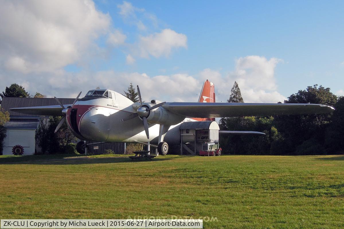 ZK-CLU, Bristol 170 Freighter Mk.31M C/N 13156, At Founders Heritage Park, Nelson