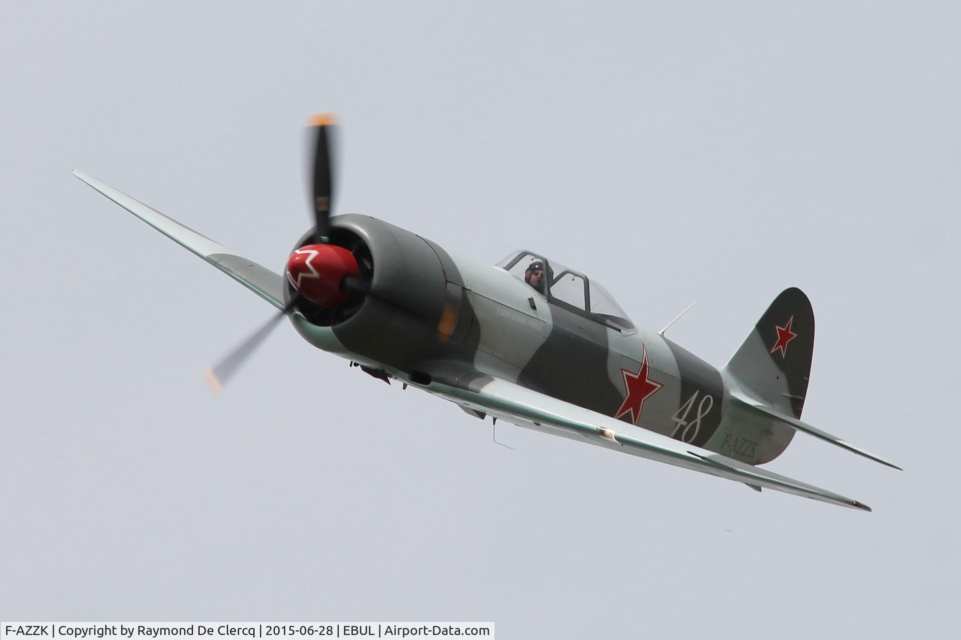 F-AZZK, Yakovlev Yak-3 C/N 06042013, Yak-3UPW constructed by Avioane Aircraft Factory ( Romania) on
display at Ursel Avia 2015.