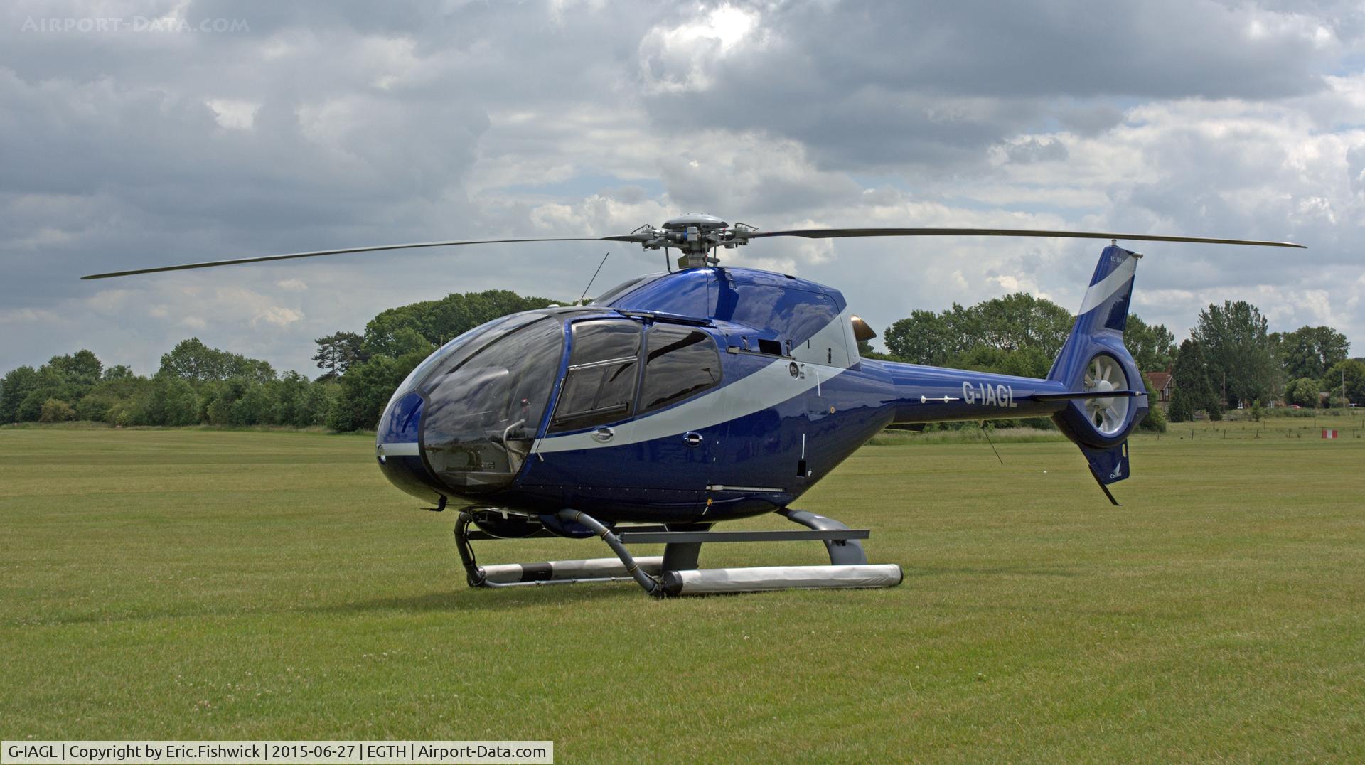 G-IAGL, 2008 Eurocopter EC-120B Colibri C/N 1565, 3. G-IAGL visiting The Shuttleworth Collection, Old warden.