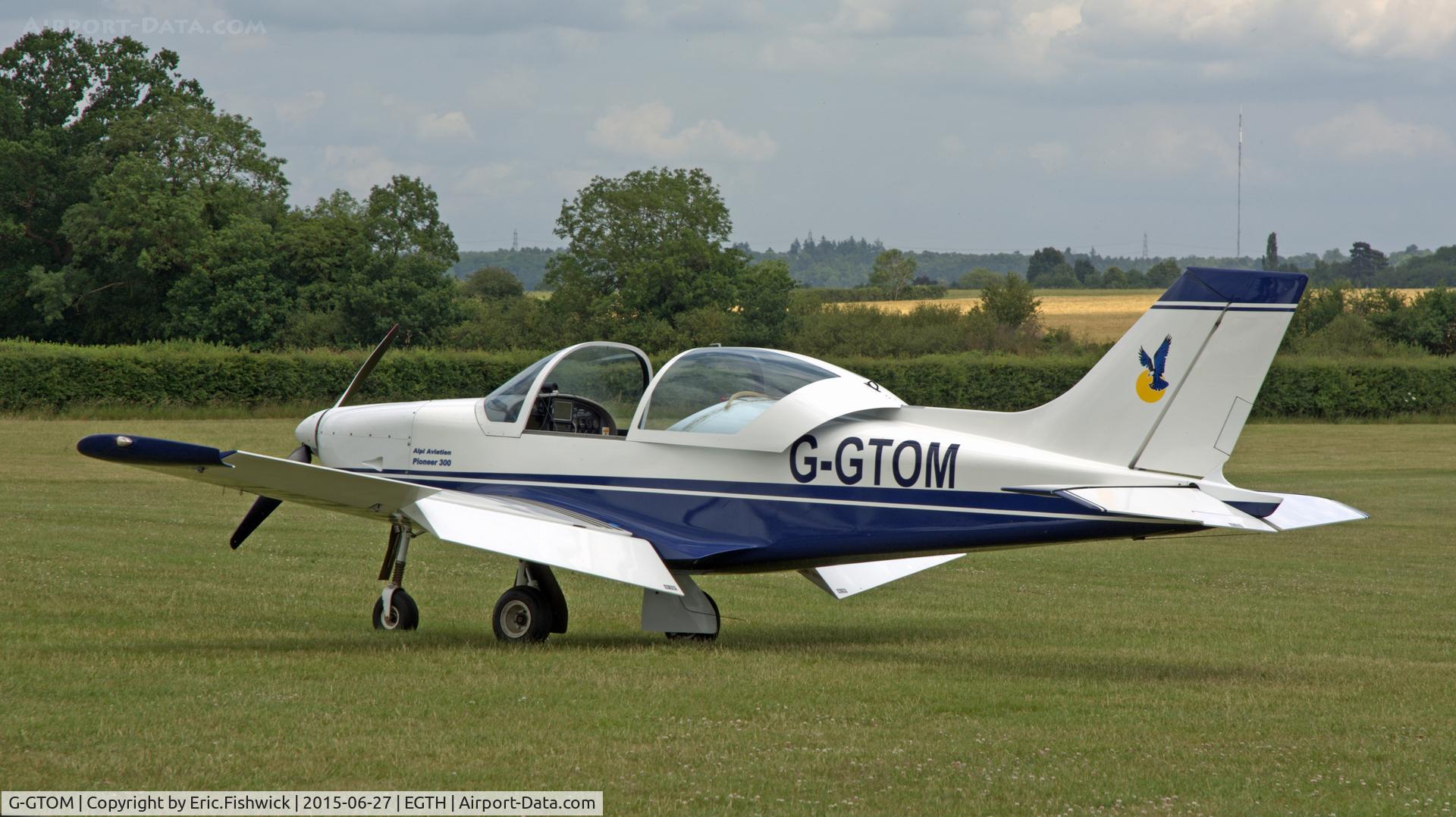 G-GTOM, 2008 Alpi Aviation Pioneer 300 C/N LAA 330-14795, 1. G-GTOM visiting The Shuttleworth Collection, Old warden.