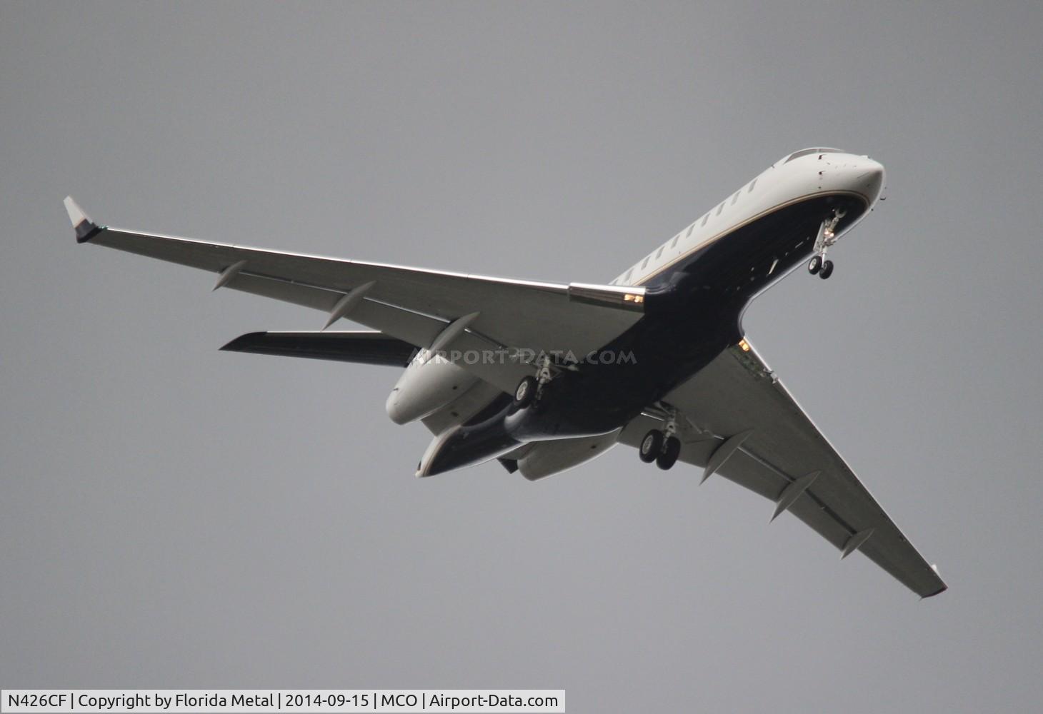 N426CF, 2007 Bombardier BD-700-1A10 Global 5000 C/N 9265, Global 5000