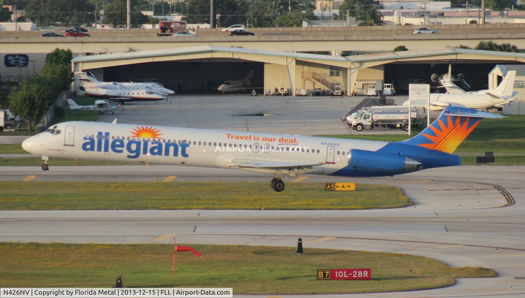 N426NV, 1986 McDonnell Douglas MD-82 (DC-9-82) C/N 49437, Allegiant