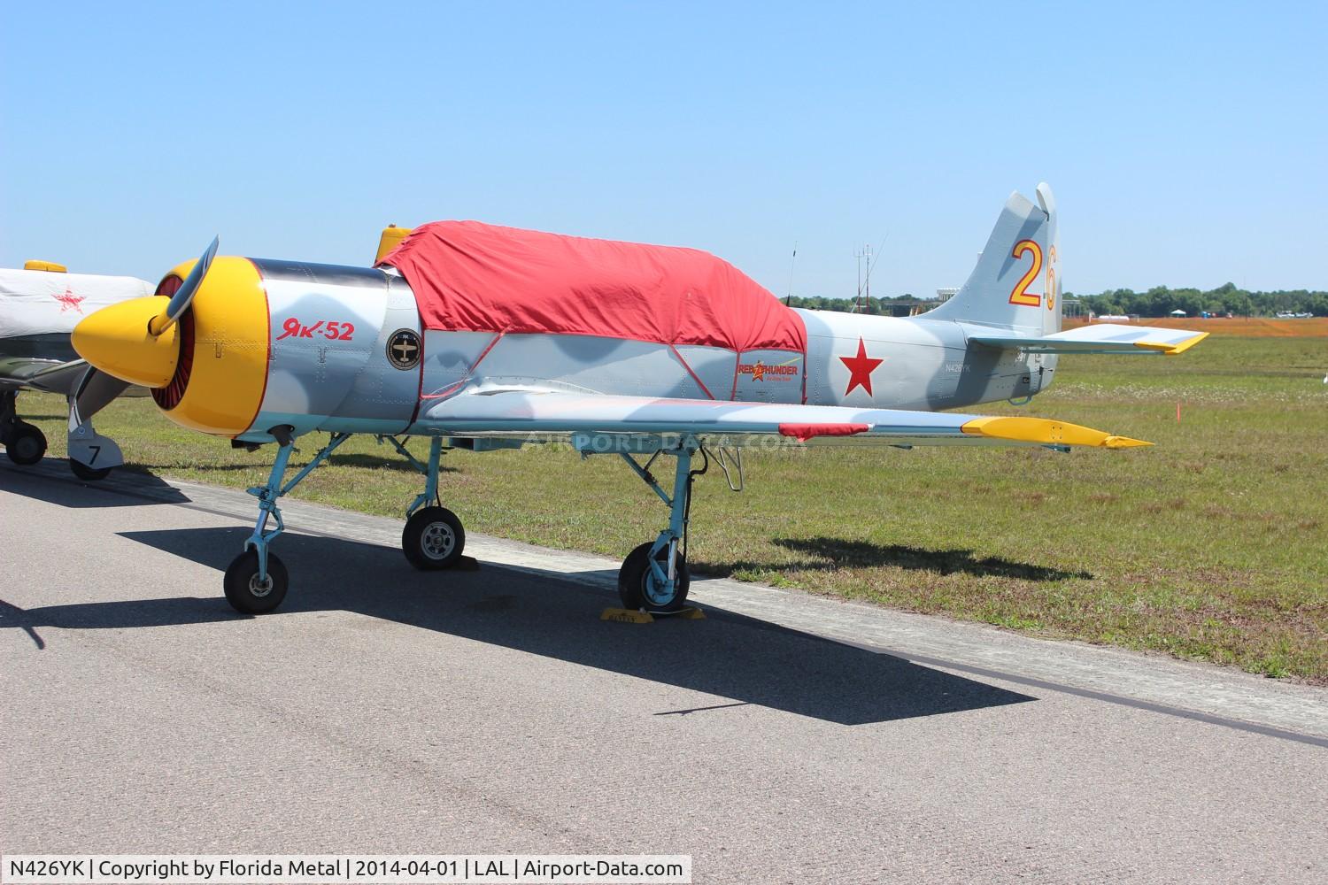 N426YK, 1985 Yakovlev (Aerostar) Yak-52 C/N 856102, Yak 52