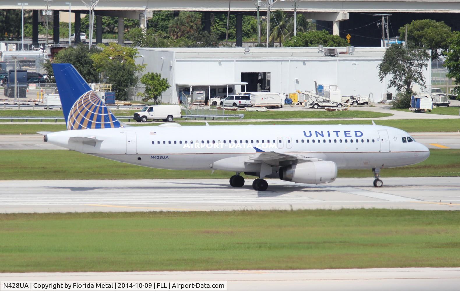 N428UA, 1995 Airbus A320-232 C/N 523, United
