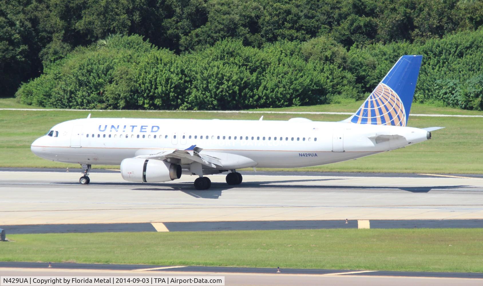 N429UA, 1995 Airbus A320-232 C/N 539, United