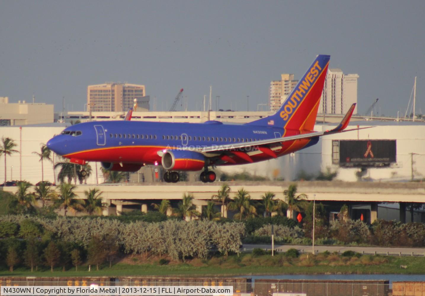 N430WN, 2002 Boeing 737-7H4 C/N 33659, Southwest