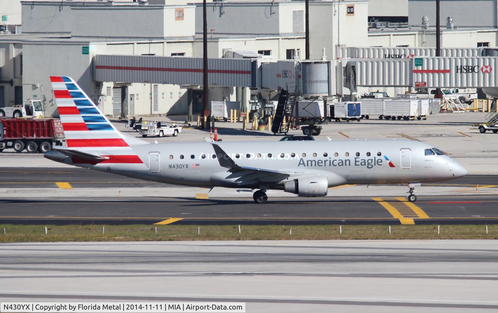N430YX, 2014 Embraer 175LR (ERJ-170-200LR) C/N 17000409, American Eagle