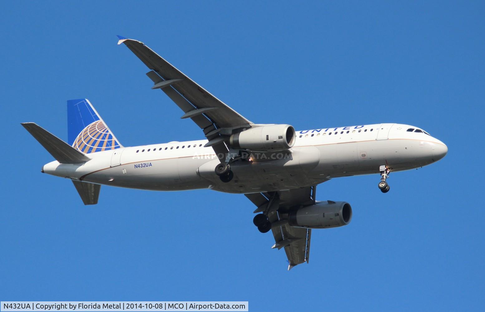 N432UA, 1996 Airbus A320-232 C/N 587, United A320