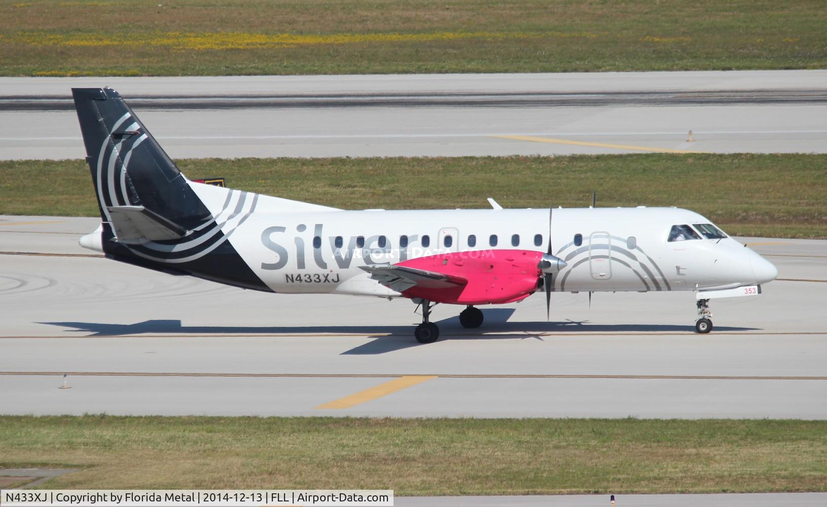 N433XJ, 1997 Saab 340B C/N 340B-433, Silver