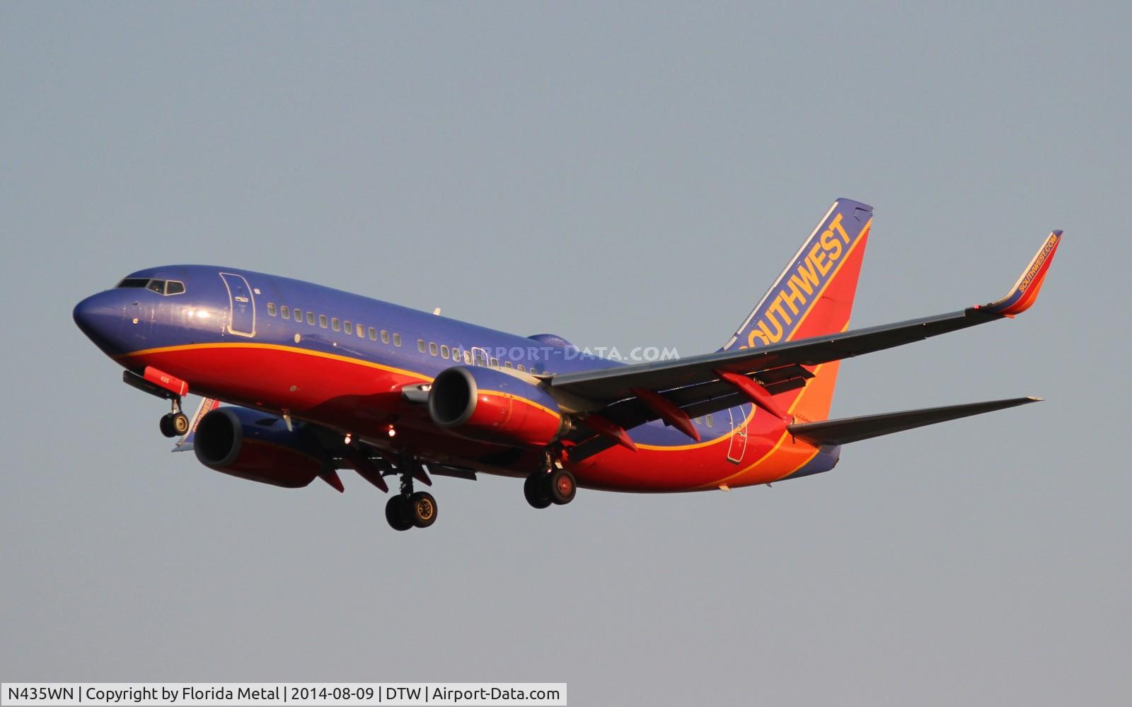 N435WN, 2003 Boeing 737-7H4 C/N 32455, Southwest
