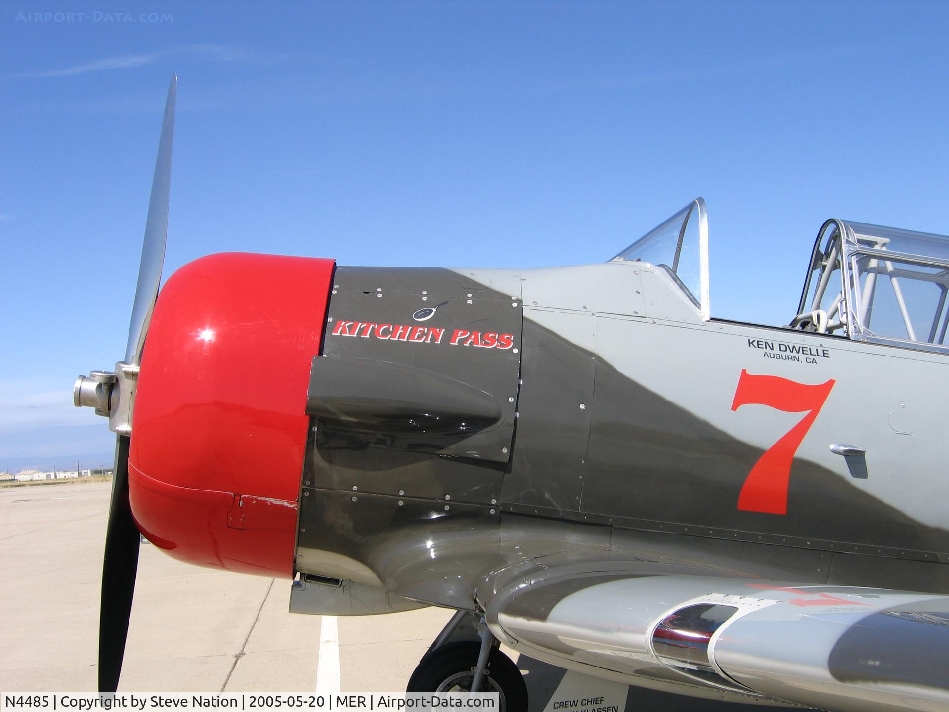 N4485, 1944 North American AT-6F Texan C/N 121-42368, Close-up of 
