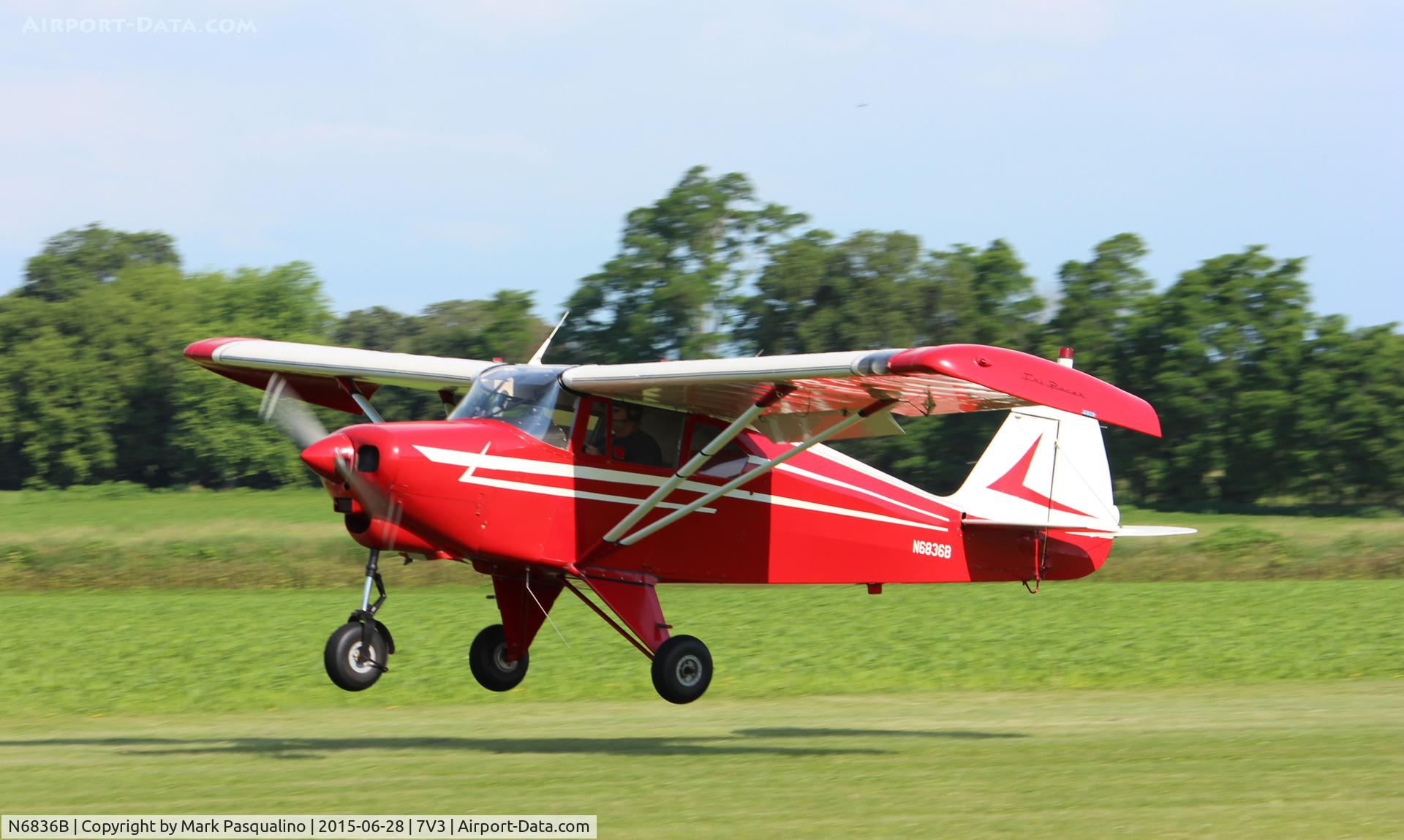 N6836B, 1956 Piper PA-22S-150 C/N 22-4134, Piper PA-22-150