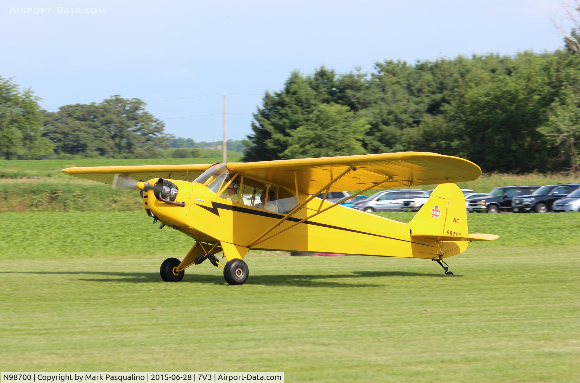N98700, 1946 Piper J3C-65 Cub C/N 18930, Piper J3C-65