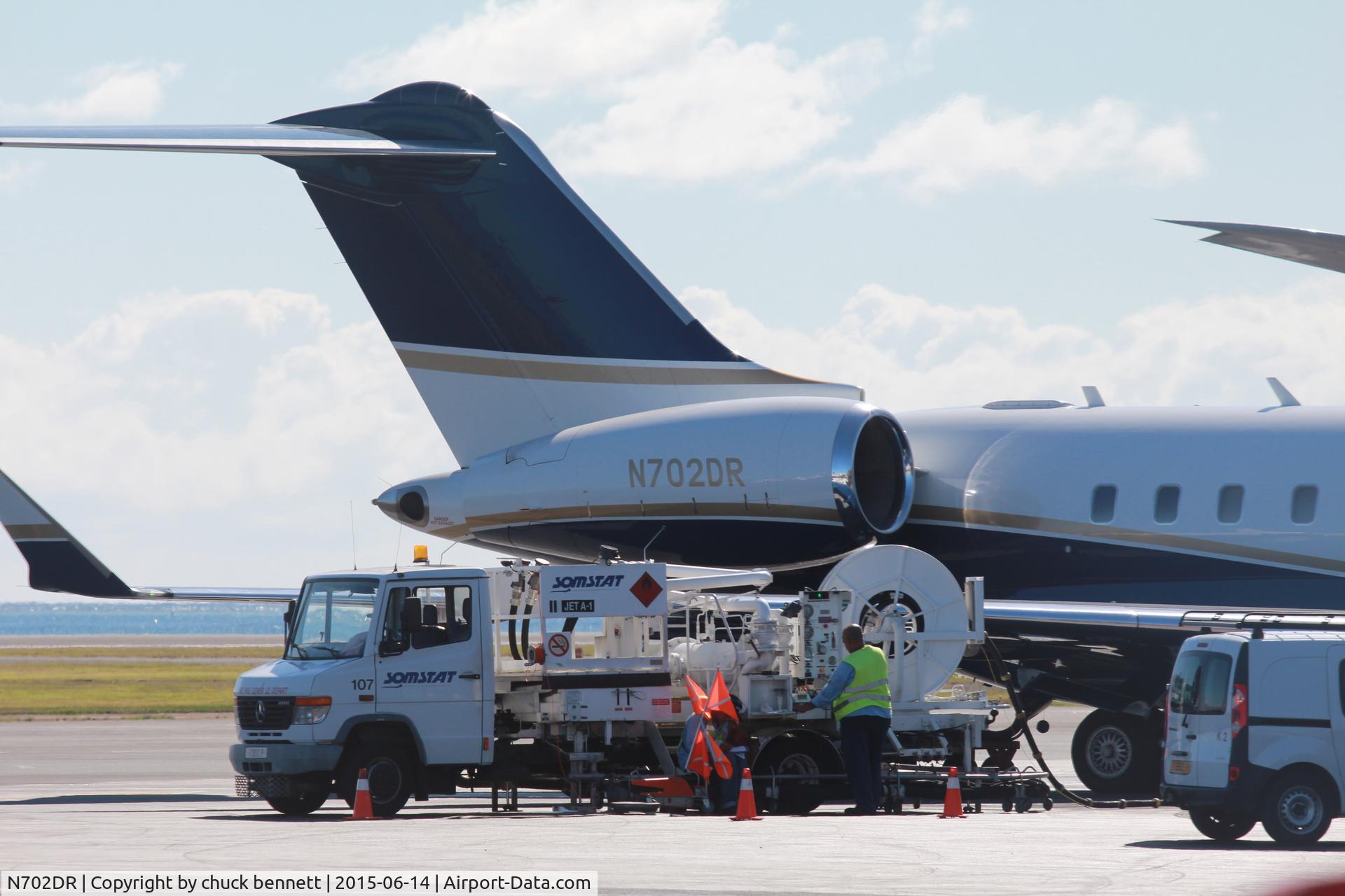 N702DR, 2005 Embraer EMB-135BJ Legacy C/N 14500925, Shot at Faaa in Papeete, Tahiti June 14, 2015