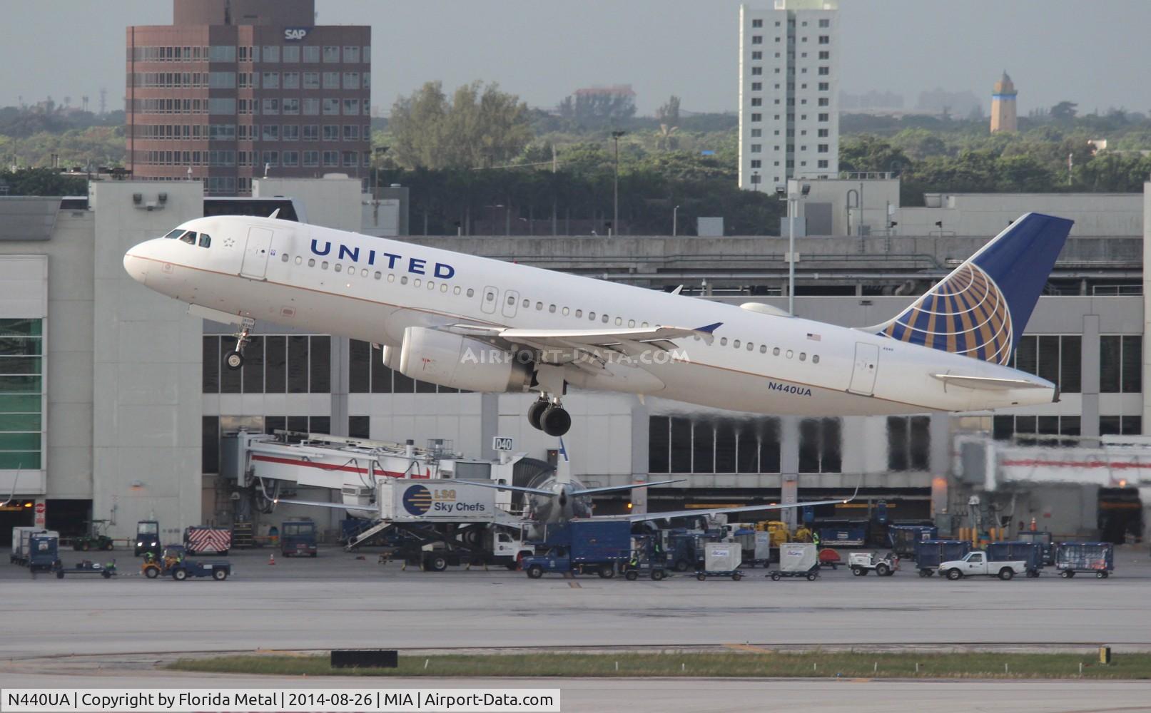 N440UA, 1997 Airbus A320-232 C/N 702, United A320