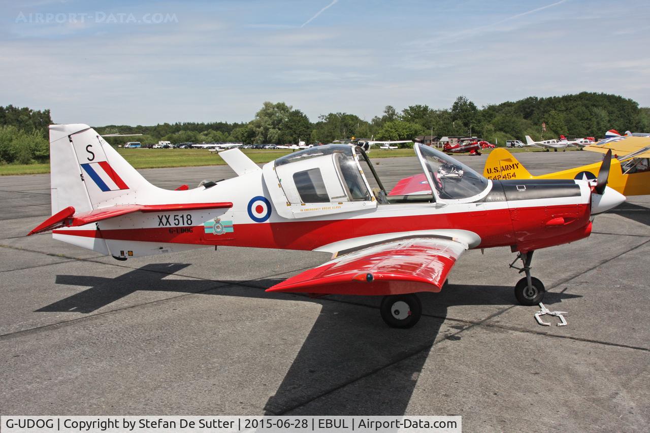 G-UDOG, 1973 Scottish Aviation Bulldog T.1 C/N BH120/204, Ursel Avia 2015.