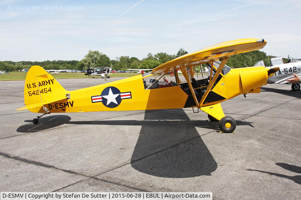 D-ESMV, 1954 Piper L-21B Super Cub (PA-18-135) C/N 18-3854, Ursel Avia 2015.