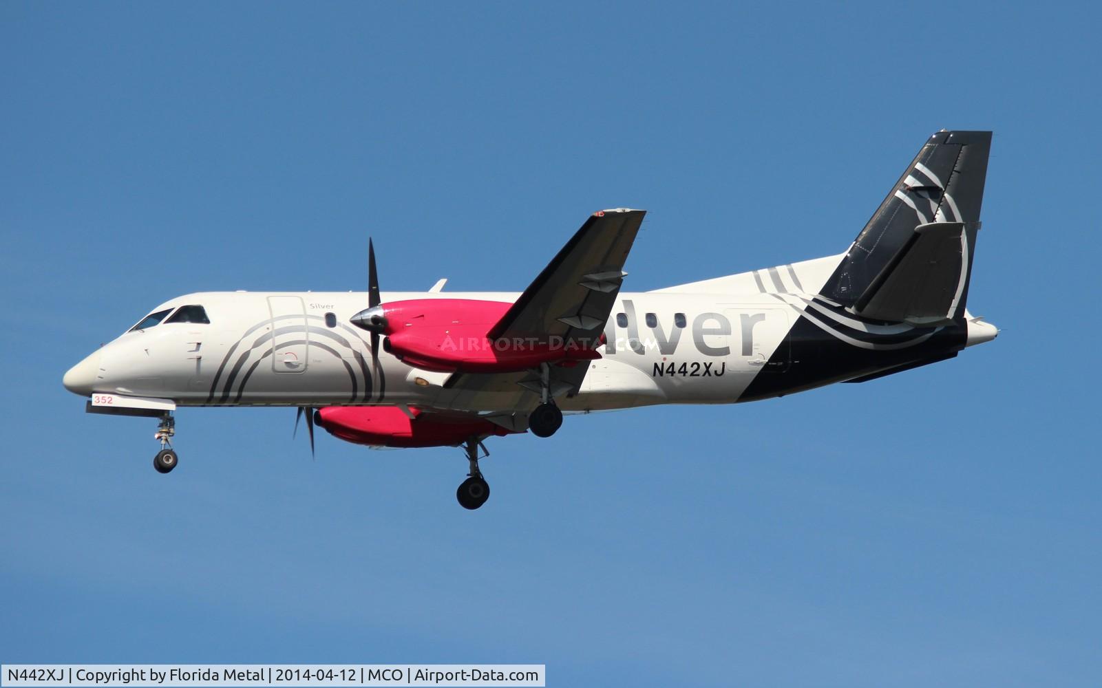 N442XJ, 1998 Saab 340B C/N 340B-442, Silver Airways