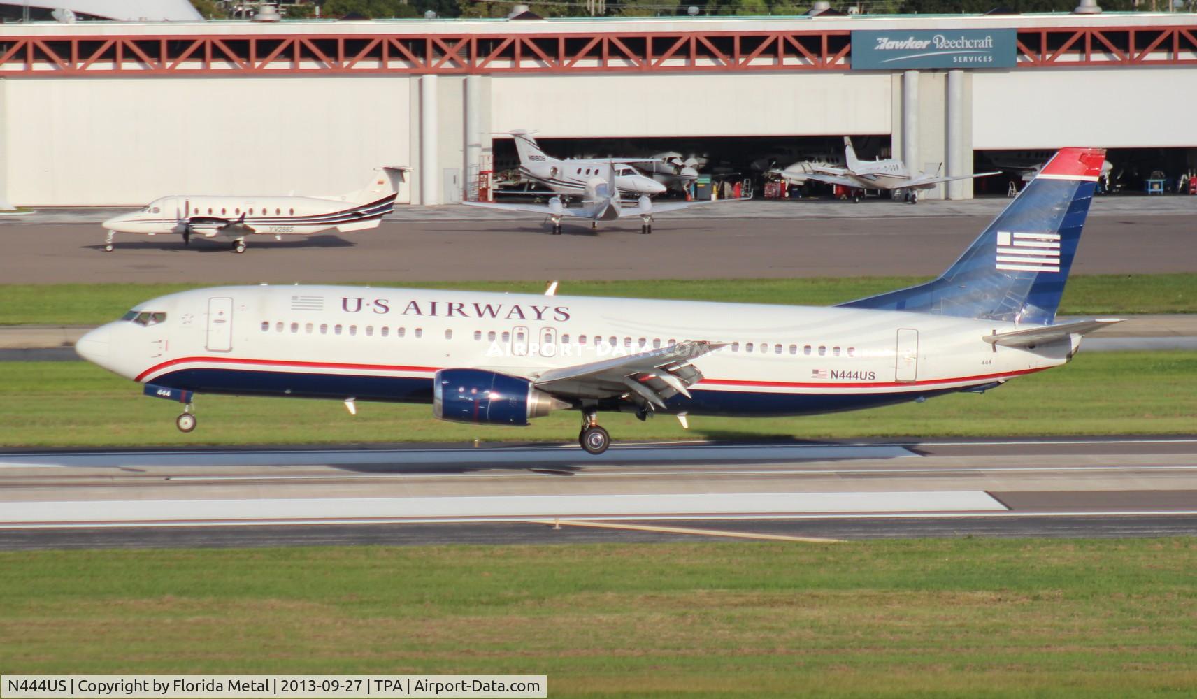 N444US, 1990 Boeing 737-4B7 C/N 24862, US Airways