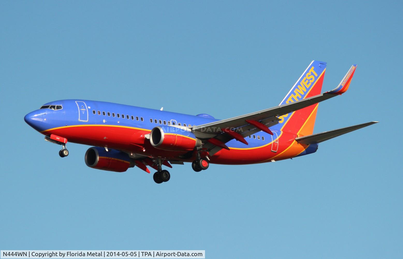 N444WN, 2003 Boeing 737-7H4 C/N 29839, Southwest