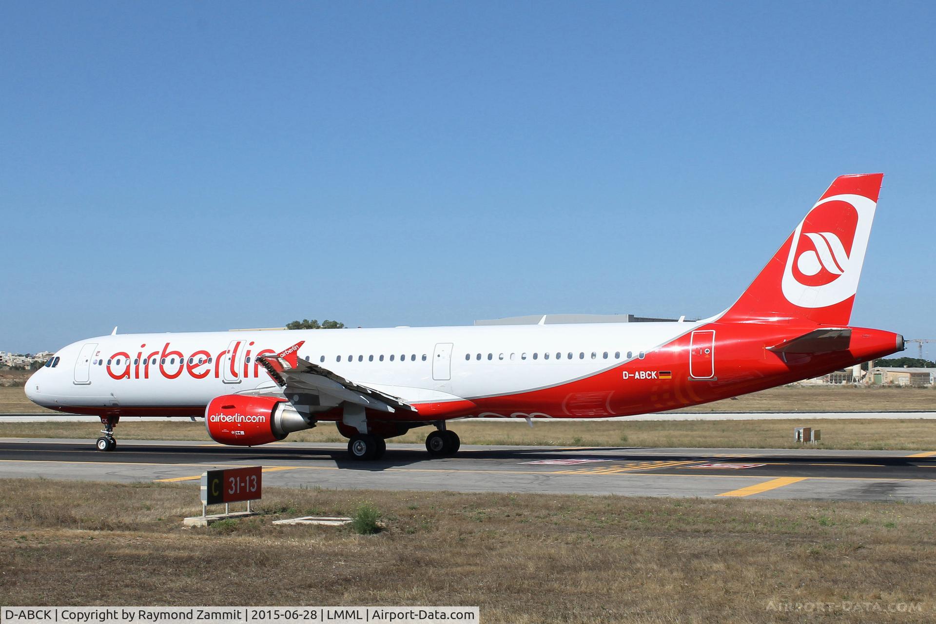 D-ABCK, 2011 Airbus A321-211 C/N 5133, A321 D-ABCK Air Berlin