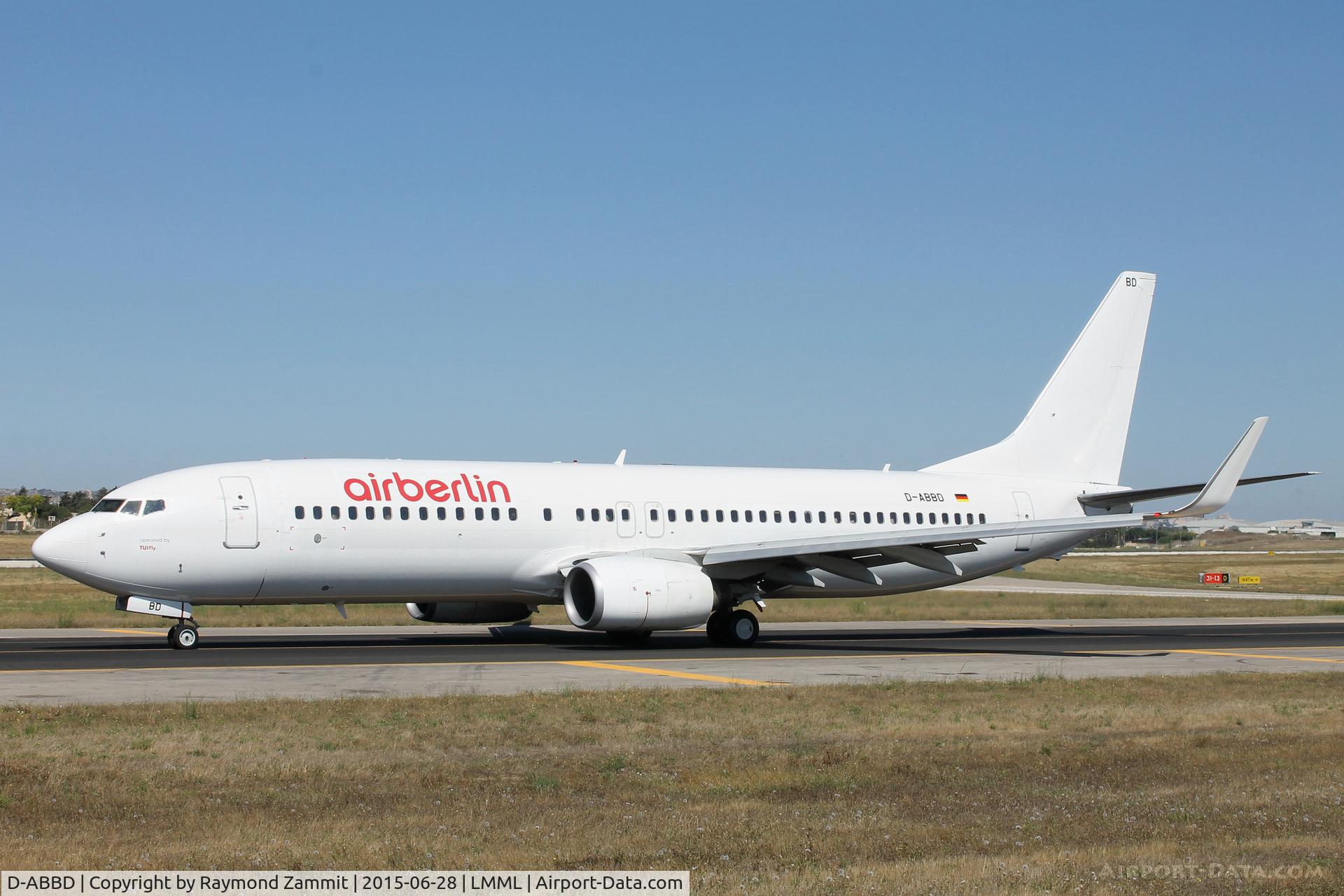 D-ABBD, 2001 Boeing 737-86J C/N 30880, B737-800 D-ABBD Air Berlin