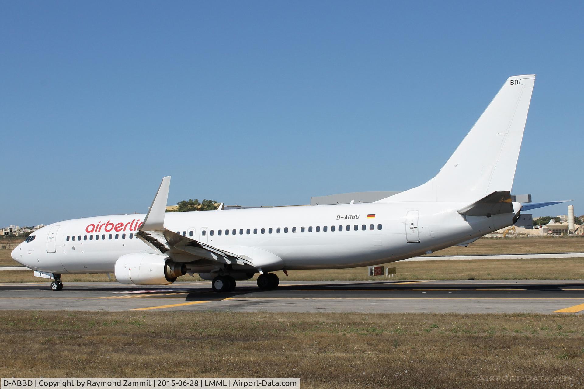 D-ABBD, 2001 Boeing 737-86J C/N 30880, B737-800 D-ABBD Air Berlin