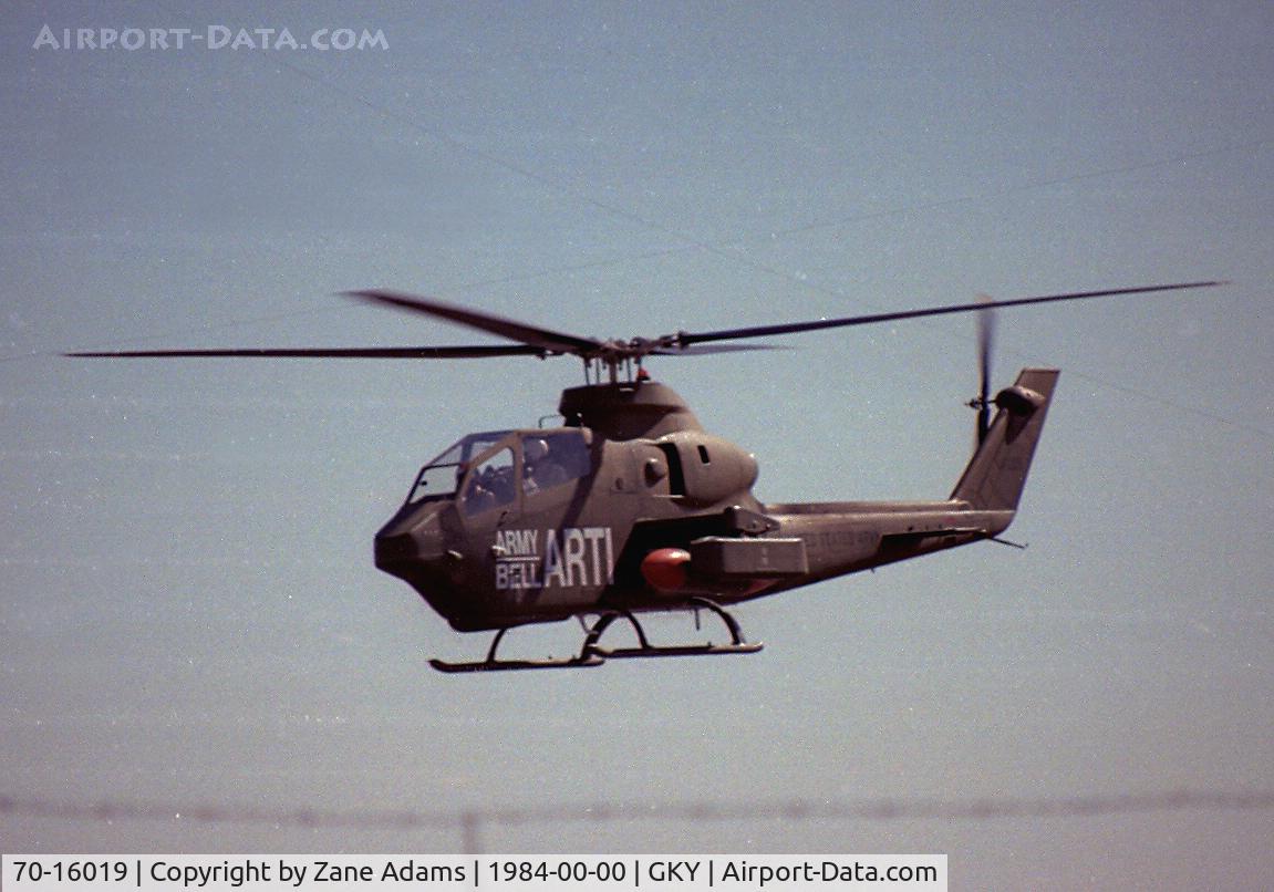 70-16019, 1970 Bell AH-1S Cobra C/N 20963, Bell Helicopter YAH-1S Advanced Rotorcraft Technology Integration test aircraft