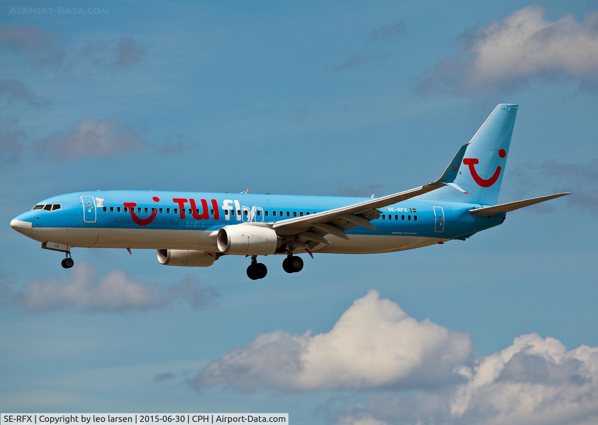 SE-RFX, 2012 Boeing 737-8K5 C/N 37246, Copenhagen 30.6.15