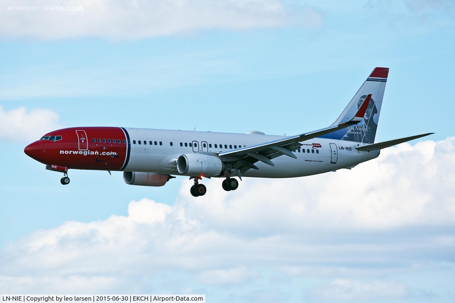 LN-NIE, 2012 Boeing 737-8JP C/N 39435, Copenhagen 30.6.15
