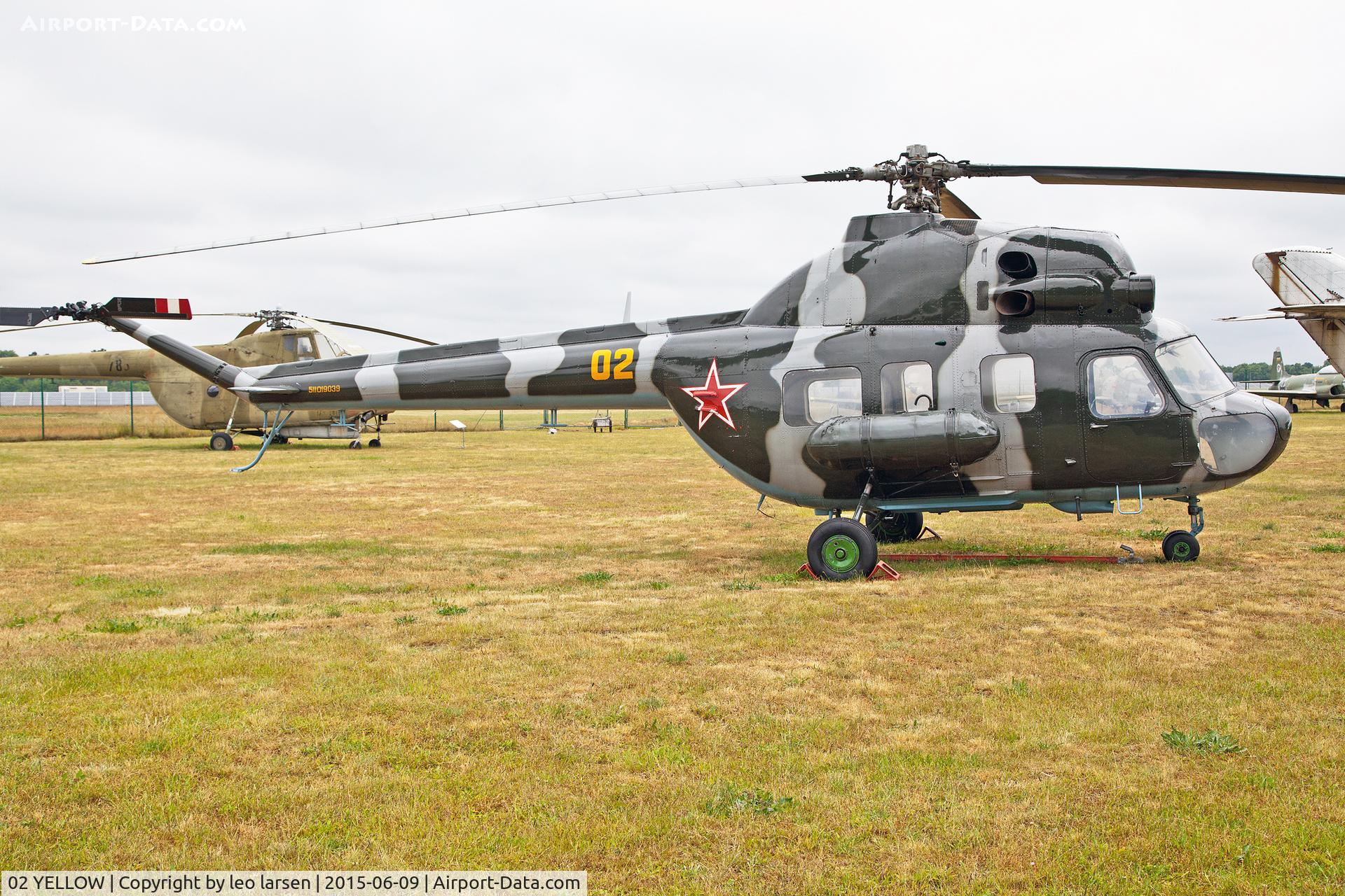 02 YELLOW, 1969 WSK Swidnik Mi-2 C/N 511019039, Flugplazmuseum Cottbus 9.6.15