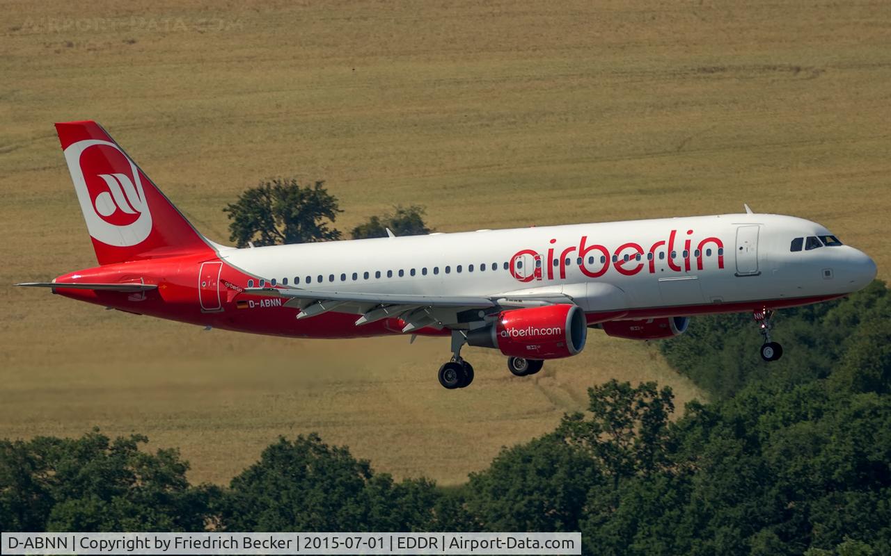 D-ABNN, 2002 Airbus A320-214 C/N 1889, on final RW09
