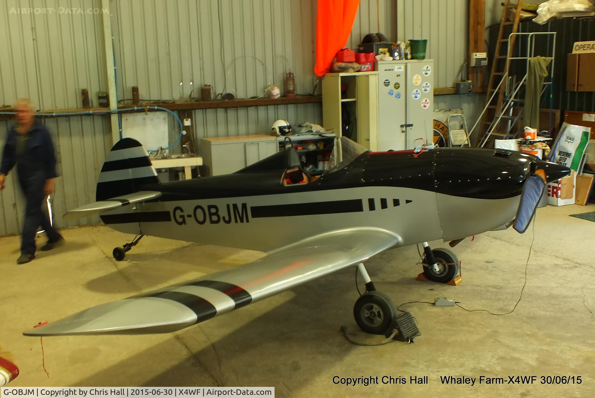 G-OBJM, 2009 Taylor Monoplane C/N PFA 055-14623, at Whaley Farm, Lincolnshire