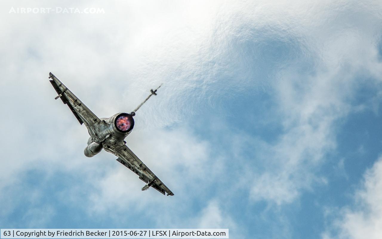 63, Dassault Mirage 2000-5F C/N 281, flying display, Meeting Aérien Luxeuil les Bains