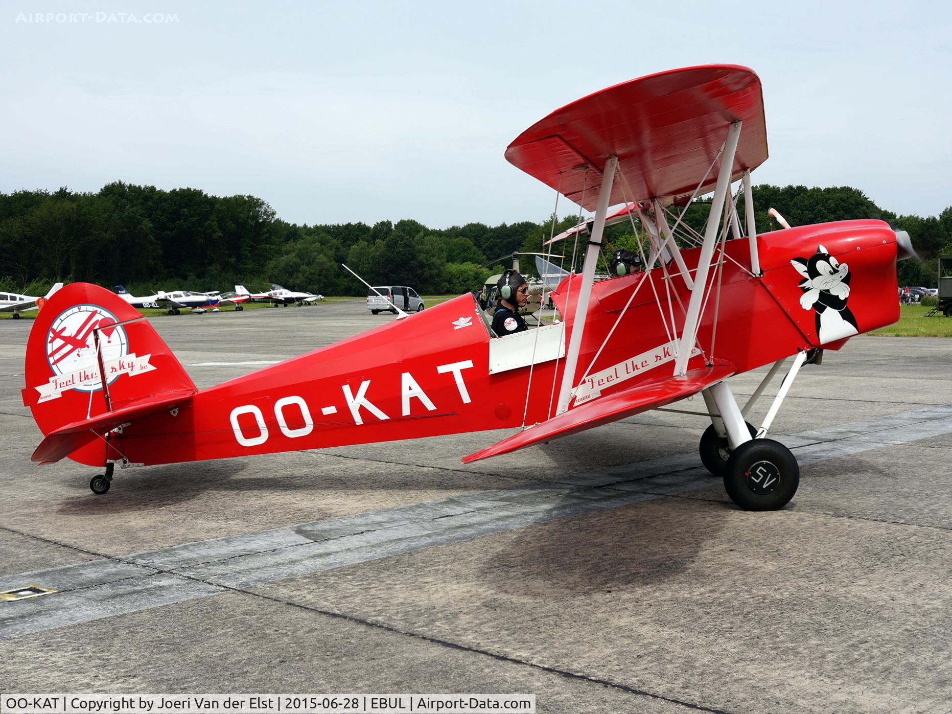 OO-KAT, 1946 Stampe-Vertongen SV-4E C/N 416, Ursel Avia 2015