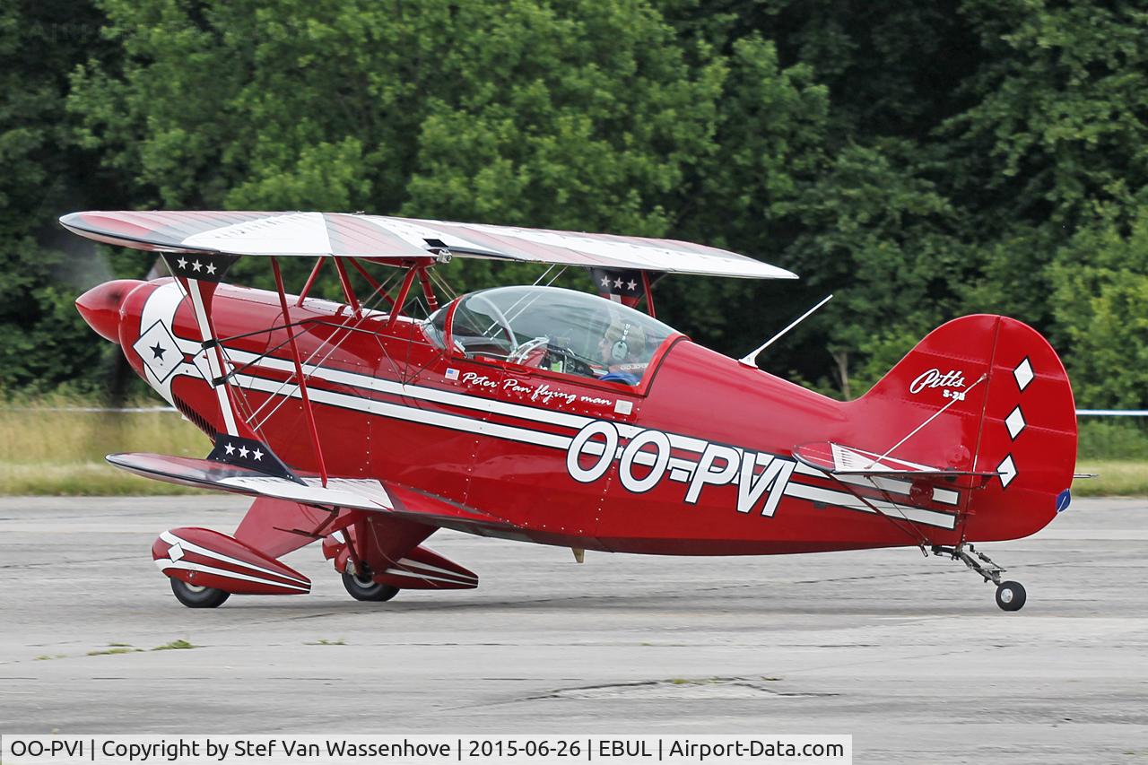 OO-PVI, 1988 Pitts S-2B Special C/N 5144, Ursel Avia 2015