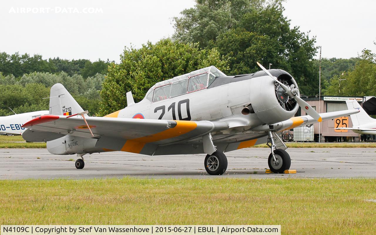 N4109C, 1952 North American T-6G Texan C/N SA-078, Ursel Avia 2015