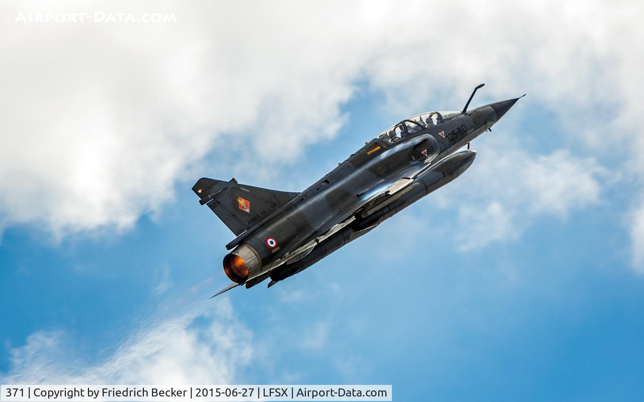 371, Dassault Mirage 2000N C/N 378, flying display, Meeting Aérien Luxeuil les Bains