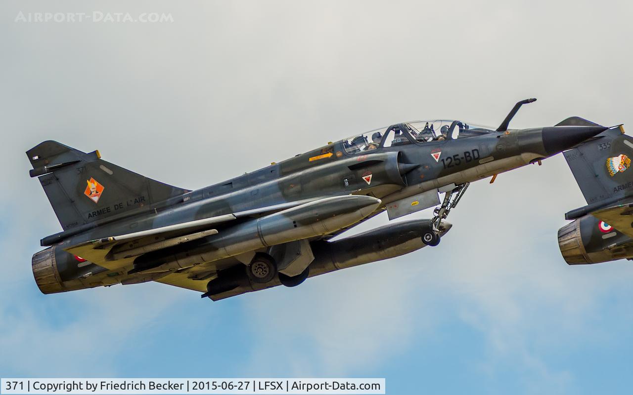 371, Dassault Mirage 2000N C/N 378, flying display, Meeting Aérien Luxeuil les Bains