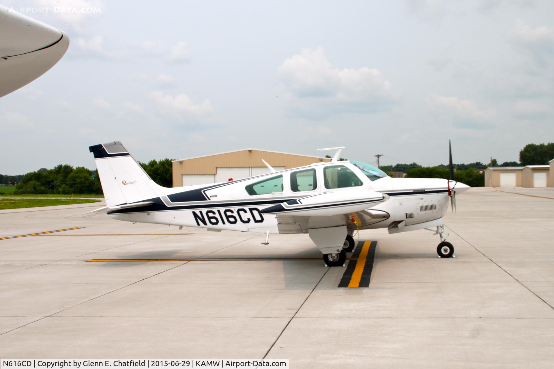 N616CD, 1973 Beech F33A Bonanza C/N CE-455, Found on the ramp