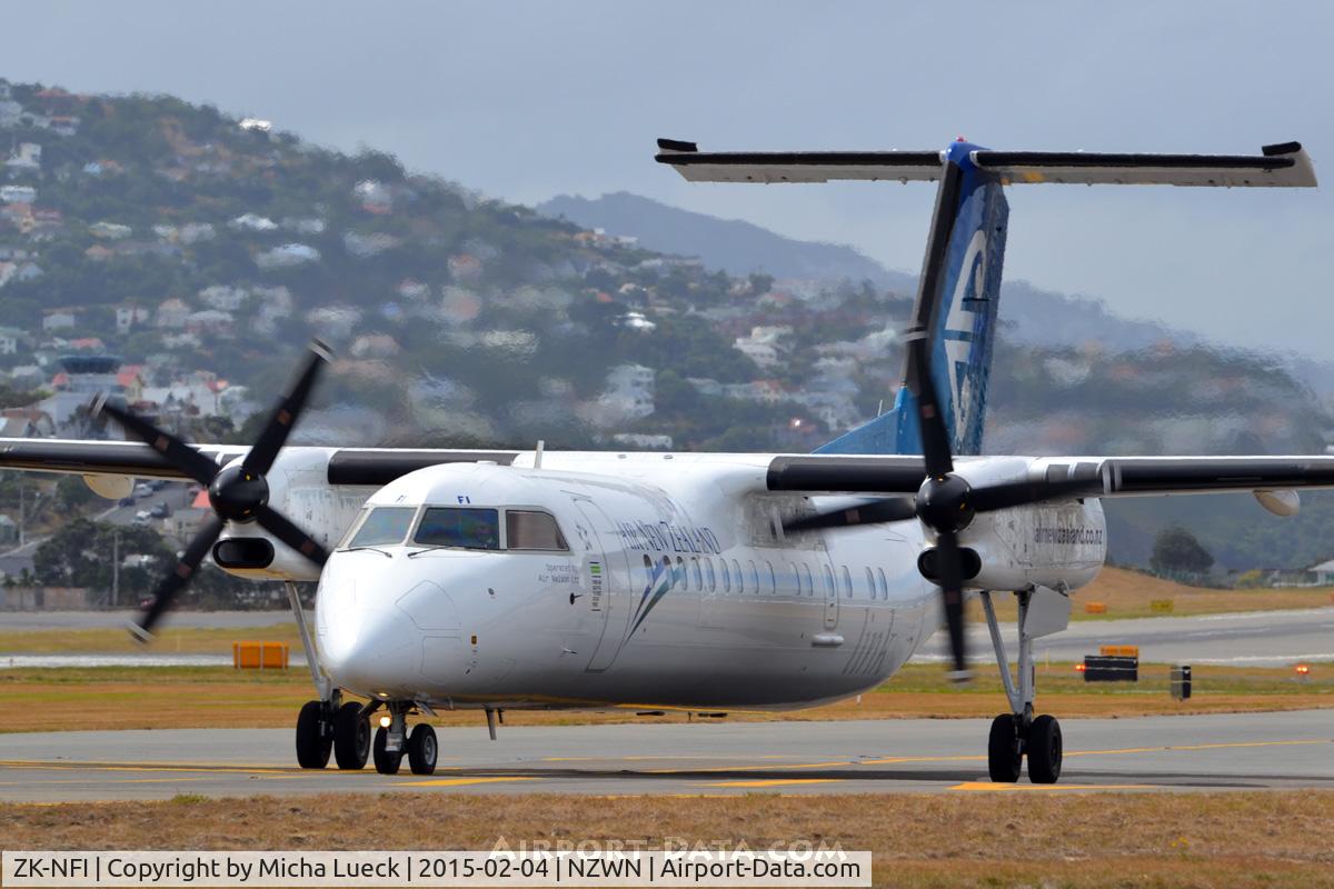 ZK-NFI, 2009 De Havilland Canada DHC-8-311 Dash 8 C/N 671, At Wellington