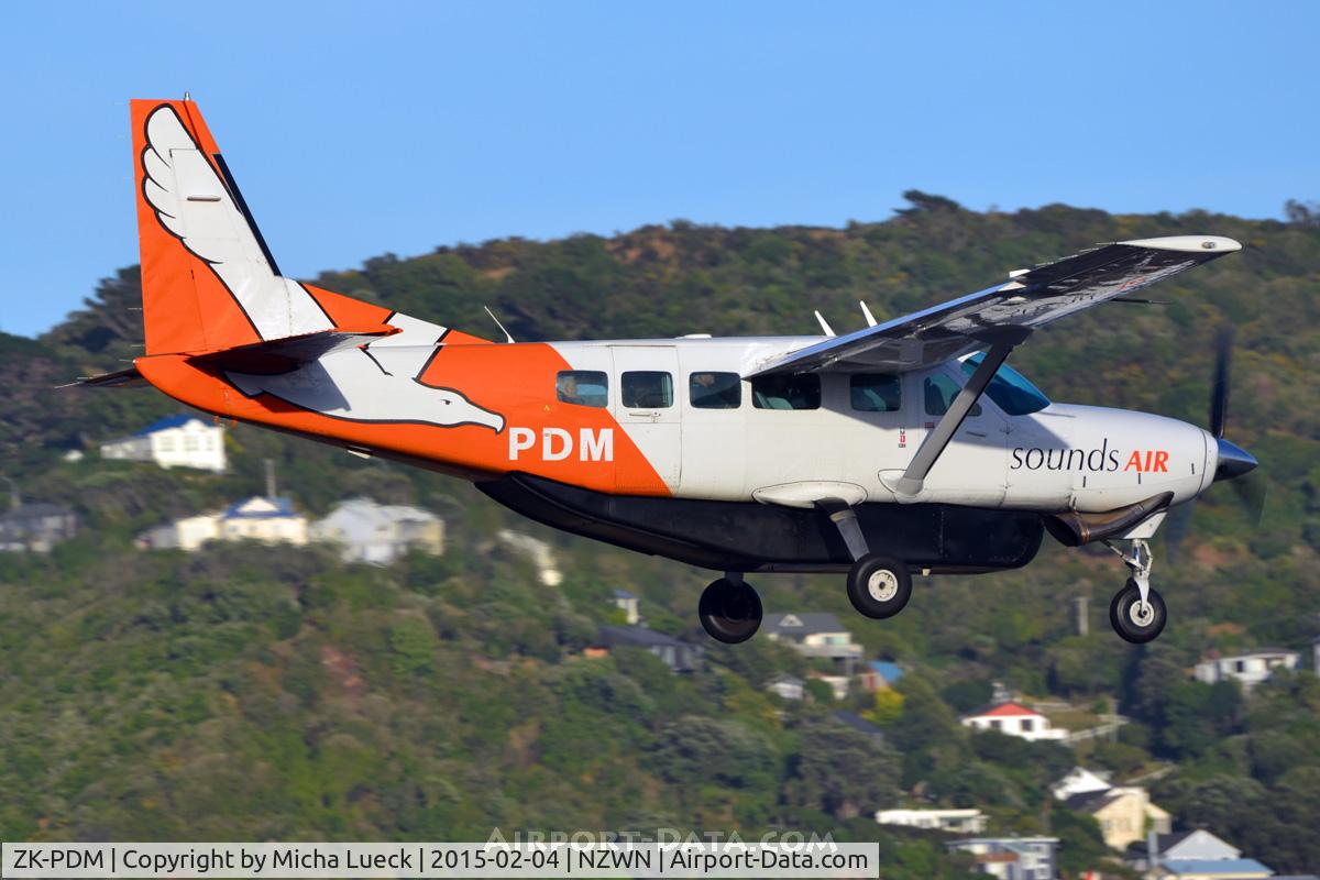 ZK-PDM, Cessna 208 Caravan 1 C/N 20800240, At Wellington