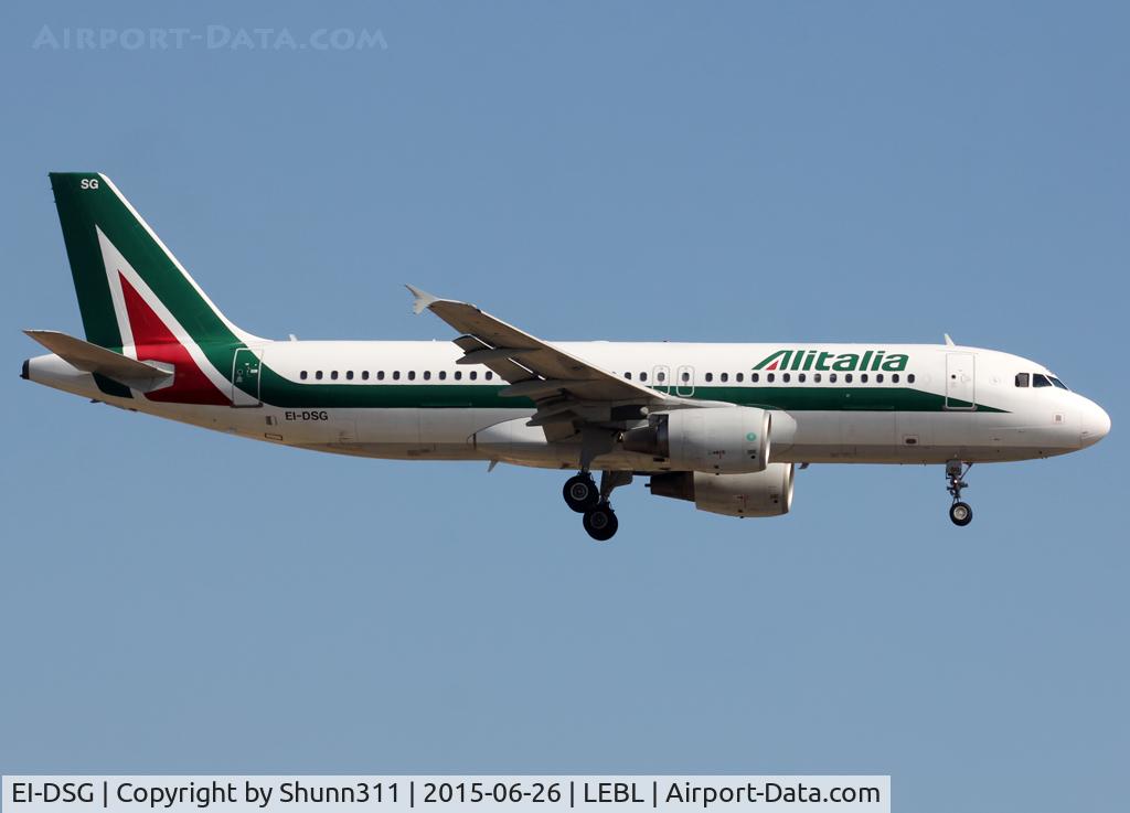 EI-DSG, 2007 Airbus A320-216 C/N 3115, Landing rwy 25R
