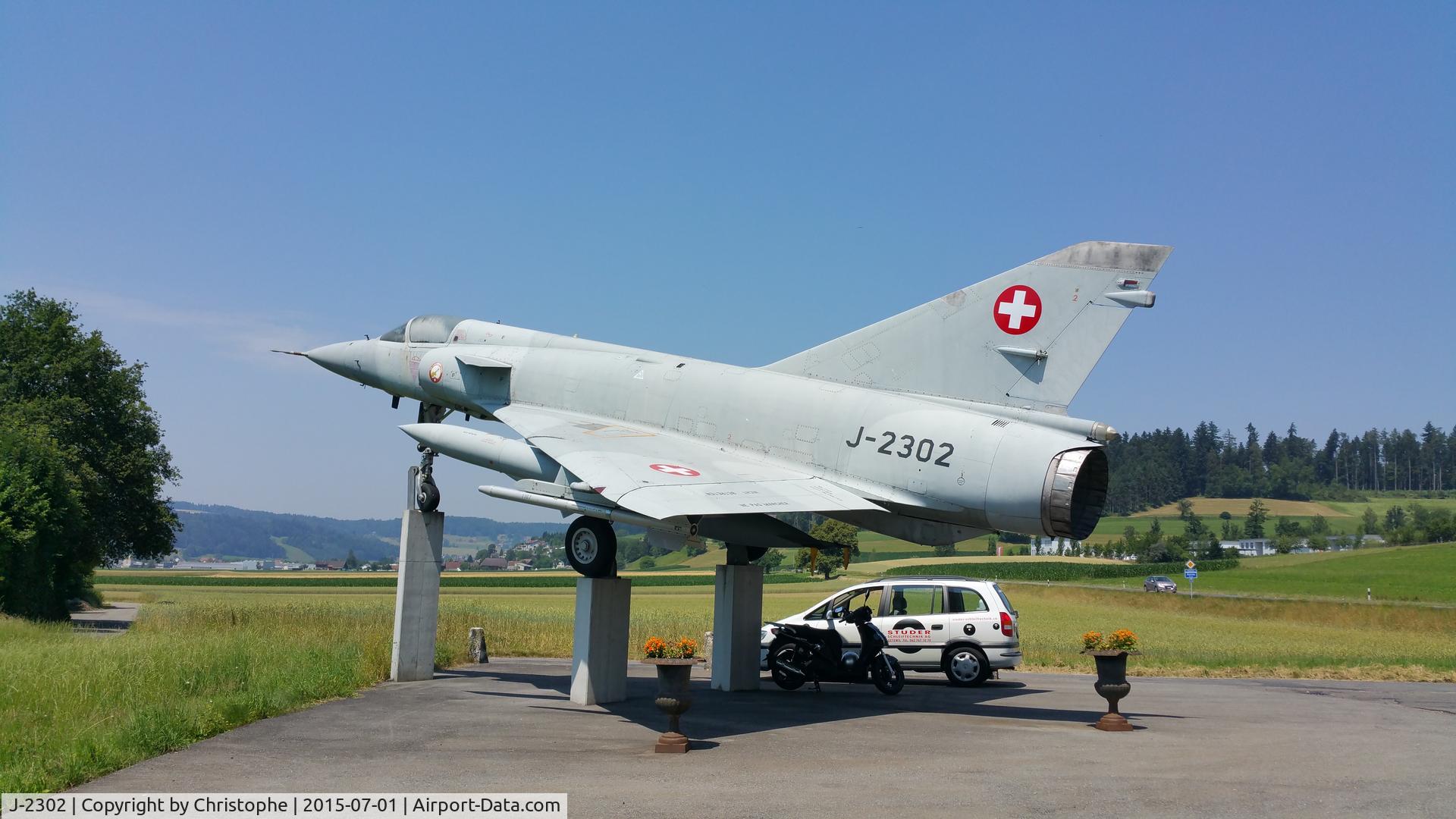 J-2302, Dassault (F+W Emmen) Mirage IIIS C/N 502, Show place in CH Zetzwil