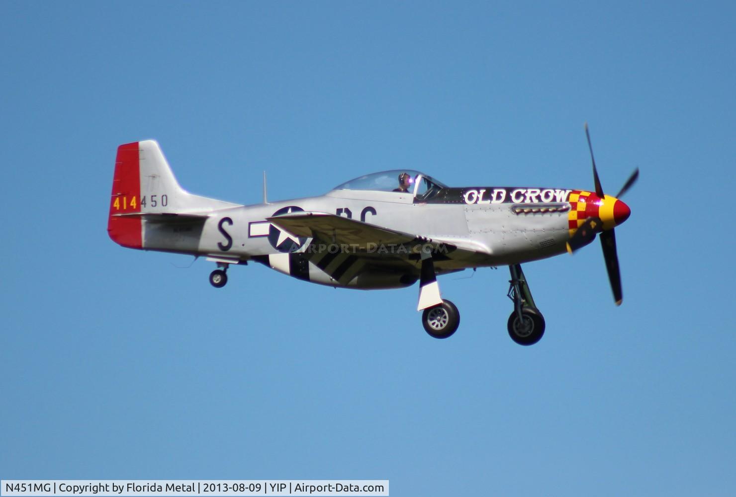 N451MG, 1944 North American P-51D Mustang C/N 44-74774, Old Crow